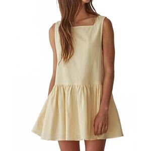 NEW BY TOGETHER sleeveless mini dress in yellow